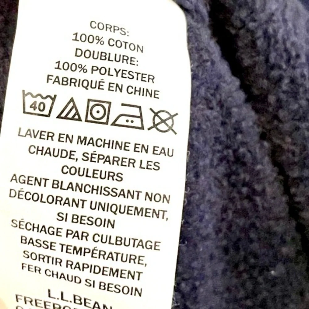L.L. Bean Green Blue Plaid Hooded Shirt Jacket Fleece Lined Men’s M